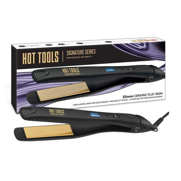 Placa de indreptat parul Hot Tools Digital Ceramic, 25 mm, Signature Series, HTST2575E