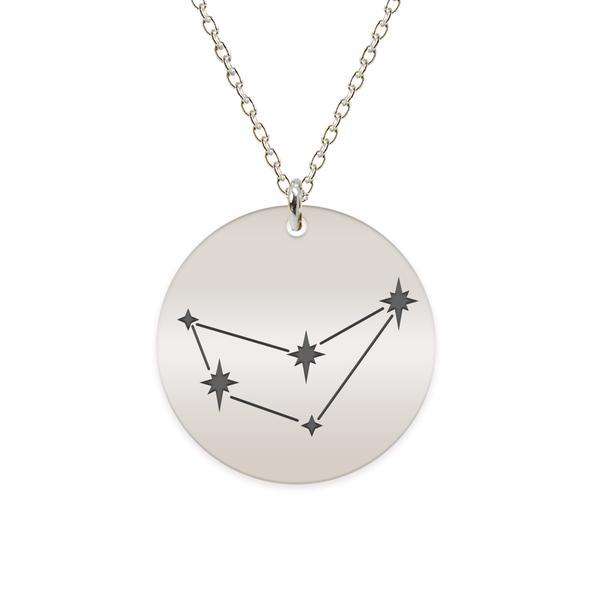 Colier argint 925 personalizat cu constelatii - capricorn