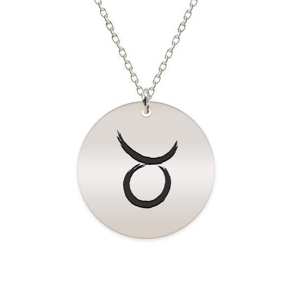 Colier argint 925 personalizat cu semn zodiacal taur