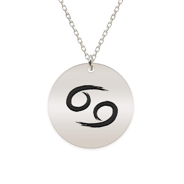 Colier argint 925 personalizat cu semn zodiacal rac