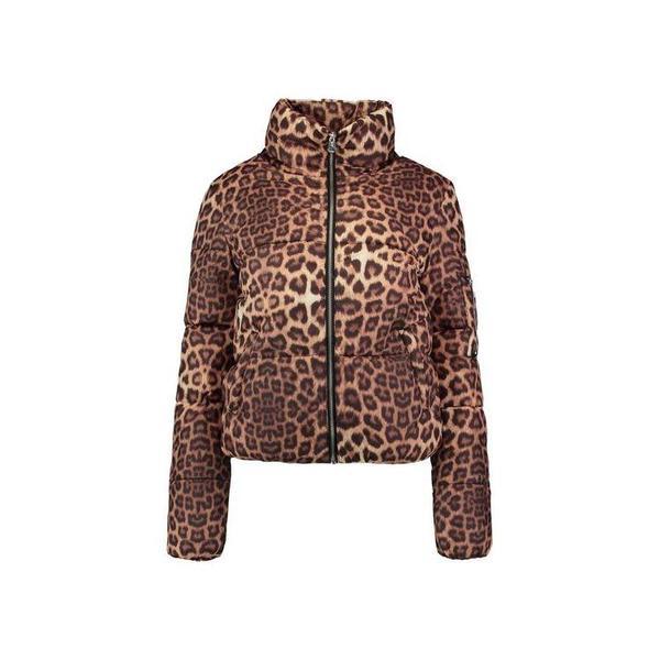 Geaca dama hailys animal print, marime xs