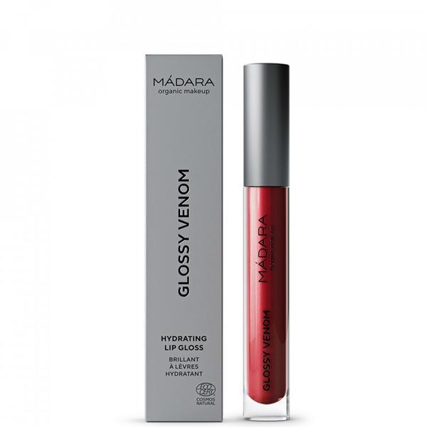 Ruj gloss organic glossy venom 78 ruby red madara, 4ml