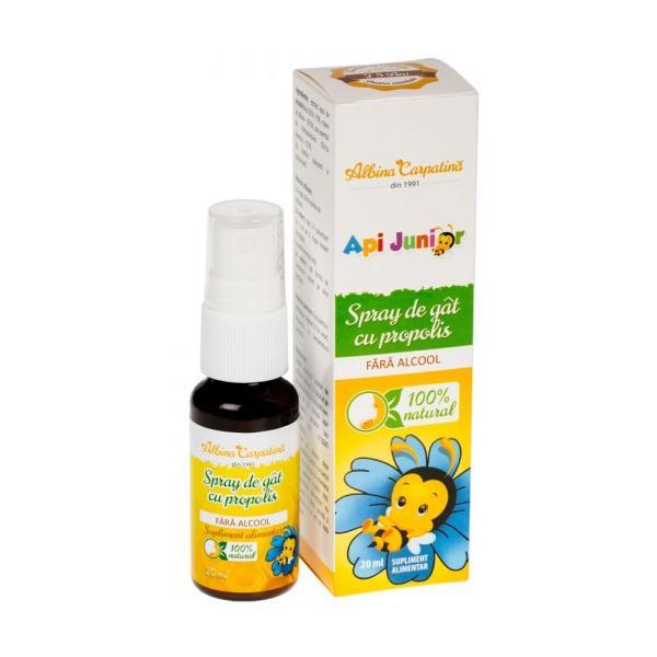 Short life - spray de gat cu propolis api junior albina carpatina, apicola pastoral georgescu, 20ml