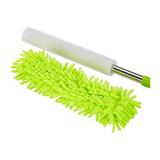 Set de 3 x Pamatuf praf pentru uz casnic și auto, Extensibil, Microfibră, Standard, Albastru/Verde/R