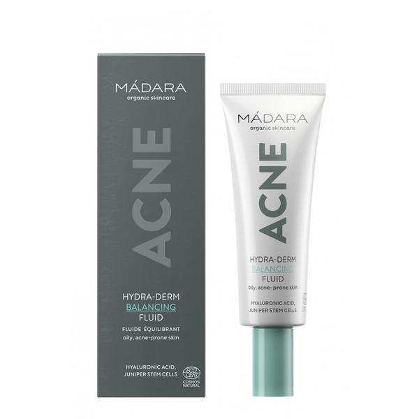 Fluid echilibrant Acne Hydra-derm Madara, 40ml