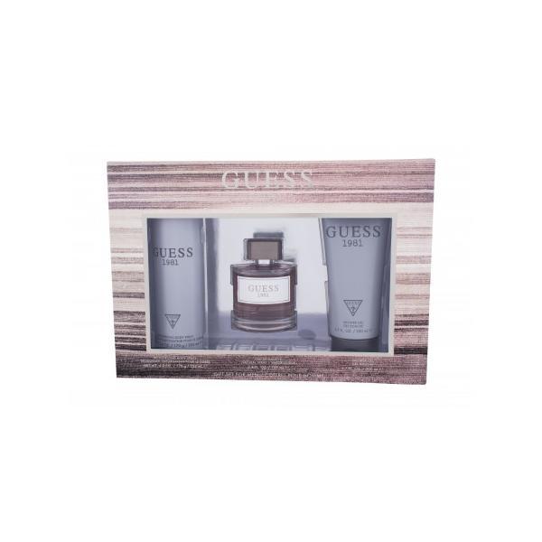 Set cadou pentru bărbați guess guess 1981 apă de toaletă 100 ml + gel de dus 200 ml + deodorant 226 ml