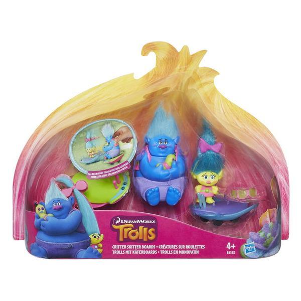 Figurine trolls pe skate