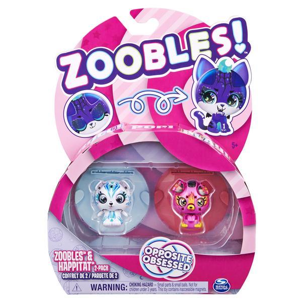 Pachet animalute de transformare ursulet si catelus zoobles 