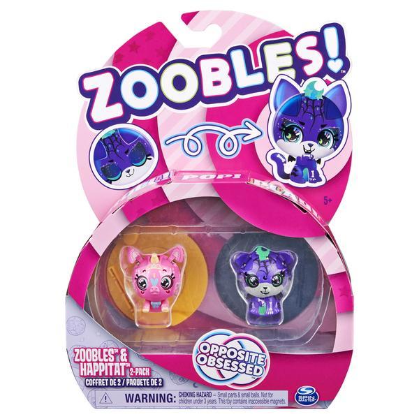 Pachet animalute de transformare unicorn si tigru zoobles 