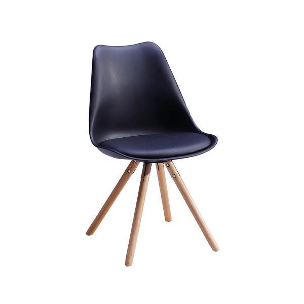 Scaun living nordby negru, 48x42x80 cm - unicspot ro