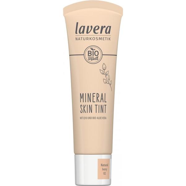 Crema Nuantatoare Minerala cu Aloe Vera si Q10 Mineral Skin Tint Lavera, nuanta Natural Ivory 02, 30 ml