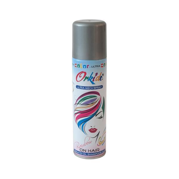 Spray nuantator argintiu pentru par Orkide Ultra Mech 150 ml