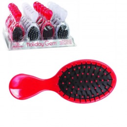 Perie compacta rosie - olivia garden holiday gem compact brush red