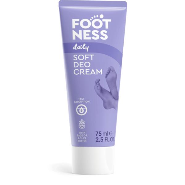 Crema Delicata pentru Picioare 3 in 1 Soft Deo Cream Footness, 75 ml esteto.ro