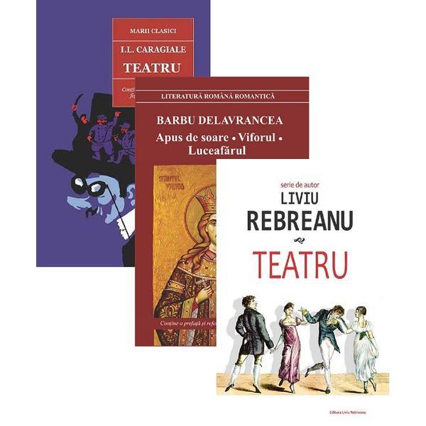 Pachet: teatru - i.l. caragiale, barbu delavrancea, liviu rebreanu, editura cartex