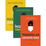 Pachet trilogia in alb: Pescarusul alb + Ingerul alb + Trandafirul alb - Constantin Chirita, editura Roxel Cart