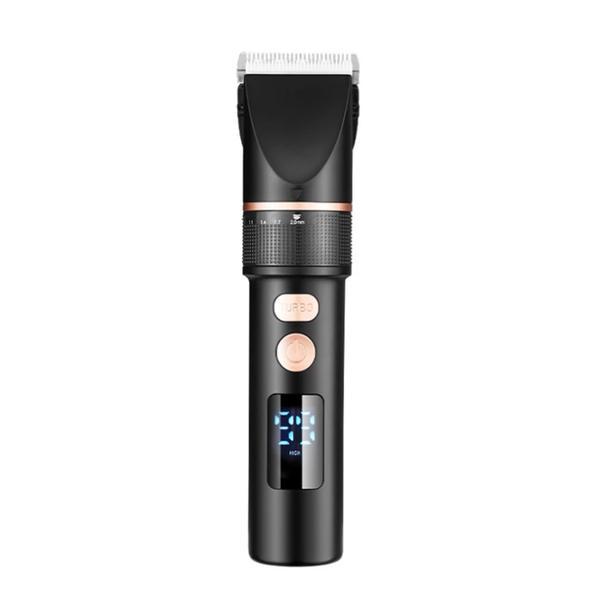 Masina de tuns barba l.b.c, ecran lcd, mod turbo, 4 capete, negru
