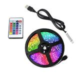 Kit Banda Led RGB cu USB, Lungime 5M, Telecomanda, pentru TV, PC, Auto, Casa, Iluminat decorativ. IP67