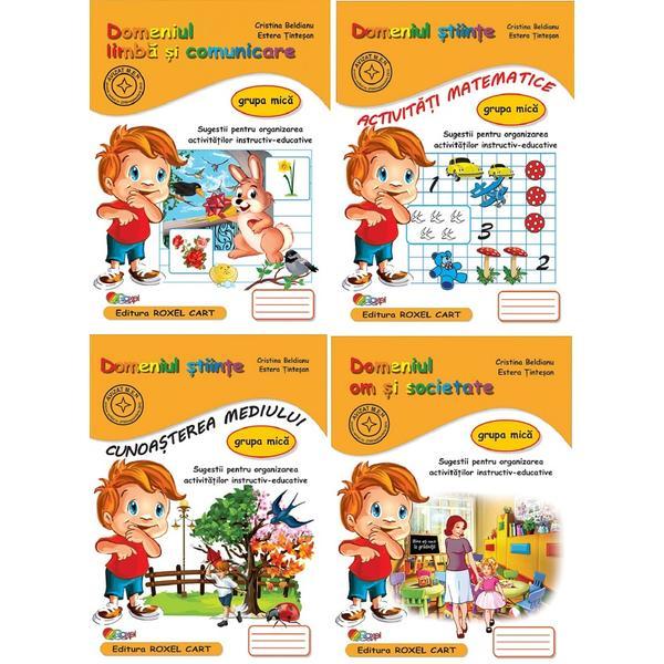 Pachet educational 4 carti - grupa mica - cristina beldianu, estera tinte, editura roxel cart