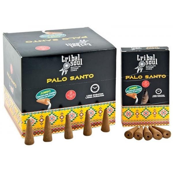Conuri Parfumate Backflow Palo Santo Tribal Soul, 10 buc jumbo