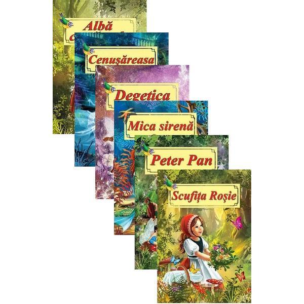 Pachet 6 povesti ilustrate autori straini, editura Roxel Cart