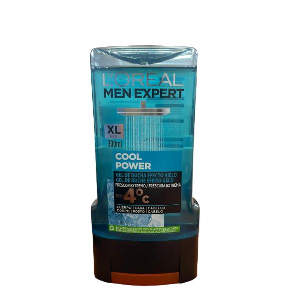 Gel de dus pentru barbati - l'oreal paris cool power gel de ducha efecto hielo, 300 ml