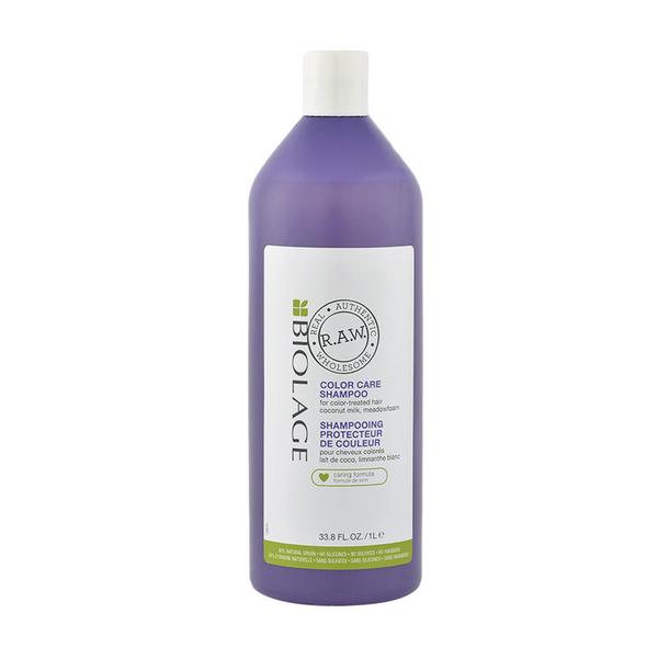 Sampon Natural pentru Parul Vopsit cu Lapte de Cocos si Limnanthes Alba – Matrix Biolage RAW Color Care Shampoo, 1000ml esteto.ro