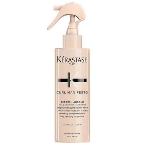 Spray Revigorant pentru Bucle – Kerastase Curl Manifesto Refresh Absolu Second Day Curl Refreshing Spray, 190 ml esteto.ro