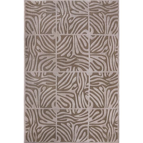 Covor modern, sofia zebra, maro, 120x200 cm, 2450 gr/mp