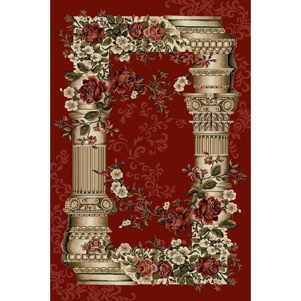 Covor Clasic, Lotos Coloane 532, Rosu, 200x300 cm, 1800 gr/mp