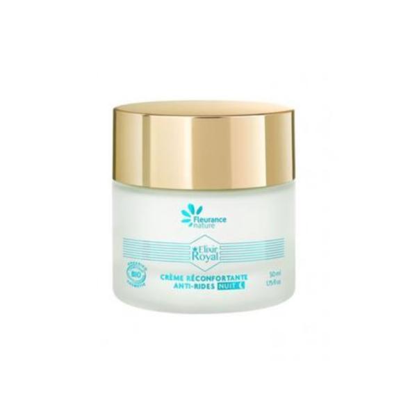 Cremă reconfortantă antirid de noapte Elixir Royal, Fleurance Nature,50ml antirid