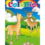 Carte cu pagini de colorat, temă cu Lama, Colorio, +3 ani