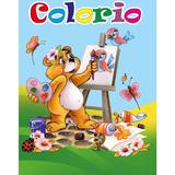 Carte cu pagini de colorat, temă cu ursuleți, Colorio, +3 ani