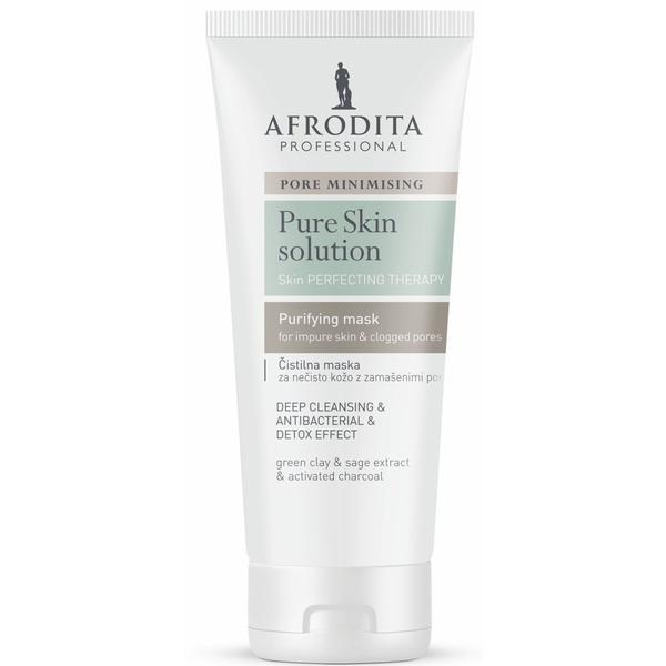 Masca purifianta detox - cosmetica afrodita pure skin solution purifying mask, 200 ml