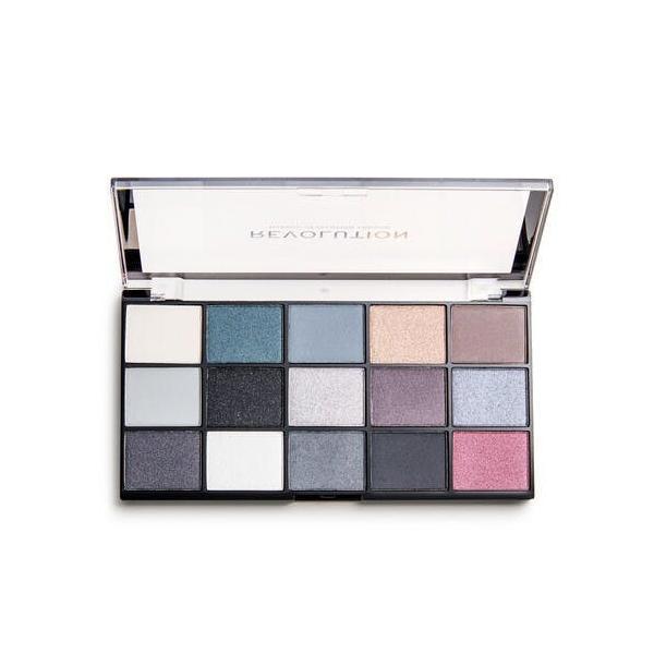 Paleta farduri de ochi makeup revolution reloaded blackout, 16.5 g
