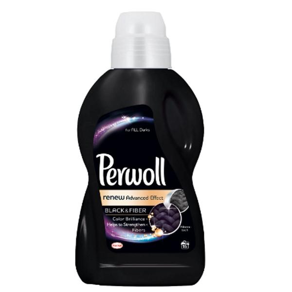 Detergent lichid pentru rufe negre - perwoll renew advanced effect black   fiber for all darks, 900 ml