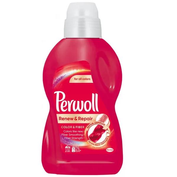 Detergent Lichid pentru Rufe Colorate - Perwoll Renew & Repair Color & Fiber for All Colors, 900 ml