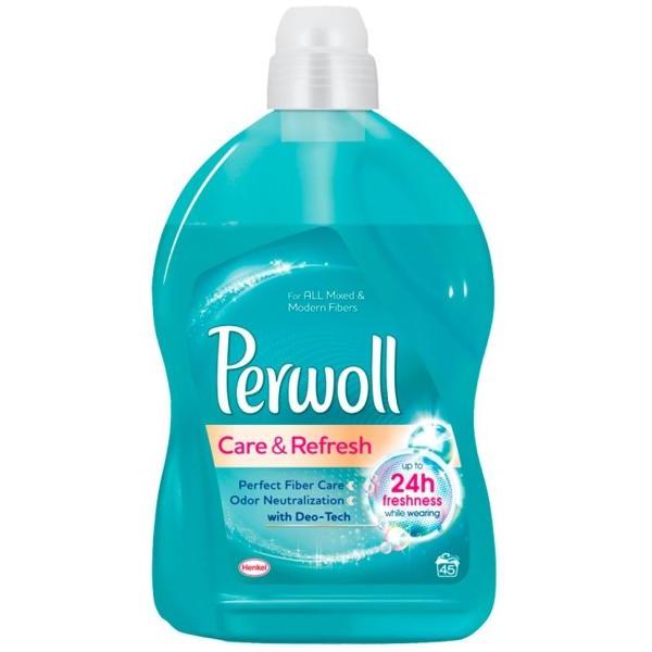 Detergent lichid pentru tesaturi sintetice si mixte - perwoll care   refresh for all mixed   modern fibres 24h freshness, 2700 ml