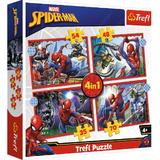 Puzzle 4 in 1. Spiderman