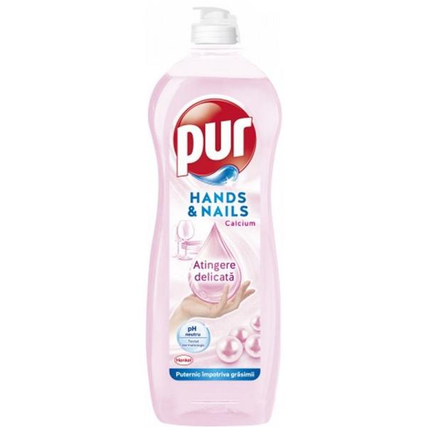 Detergent Lichid de Vase cu Calciu – Pur Hand & Nails Calcium, 750 ml