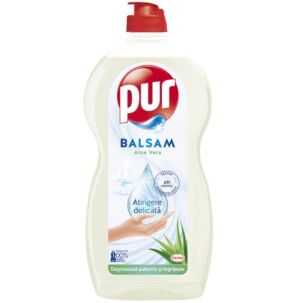 Detergent Lichid de Vase cu Aloe Vera - Pur Balsam Aloe Vera, 1200 ml