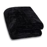 Cuvertura de pat Premium, Negru, 240 x 220 cm