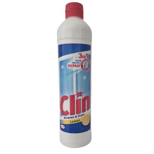 Detergent de geamuri cu parfum de lamaie - clin windows   glass lemon 3 in 1, 500 ml