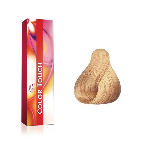 Vopsea de Par Demipermanenta - Wella Professionals Color Touch, nuanta 10/03, blond luminos deschis natural auriu, 60 ml