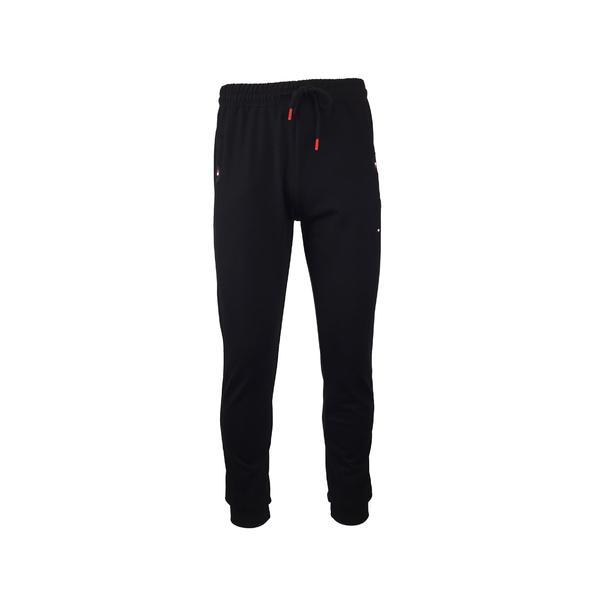 Pantaloni trening barbat, 2 buzunare laterale si un buzunar la spate cu fermoare, culoare neagra, 2XL