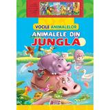 Vocile animalelor. animale din jungla - Carte cu sunete