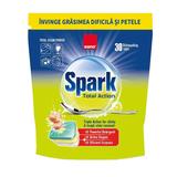 Detergent Tablete pentru Masina de Spalat Vase - Sano Spark Total Action, 30 tablete