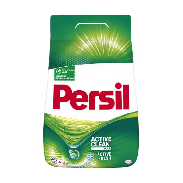Detergent pudra automat pentru rufe - persil regular active clean plus active fresh, 4000 g
