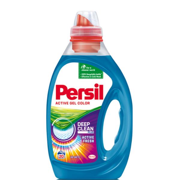 Detergent Lichid pentru Rufe Colorate - Persil Active Gel Color Deep Clean Plus Active Fresh, 1000 ml