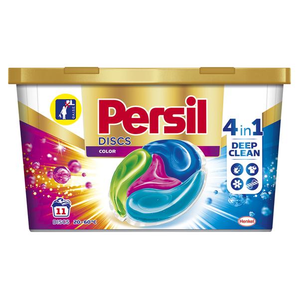 Detergent Capsule pentru Rufe Colorate - Persil Disc Color 4 in 1 Deep Clean, 11 buc